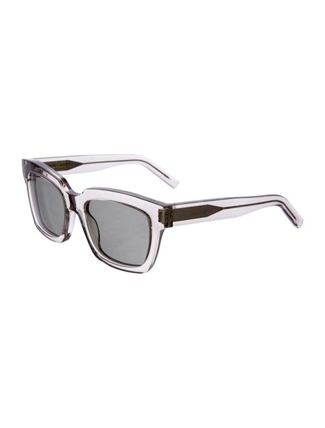 sungalsses ysl men|saint laurent clear sunglasses.